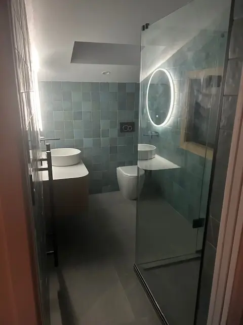 Creative layout showcasing stylish and affordable budget bathrooms by Bathroom Renovations Wellington.