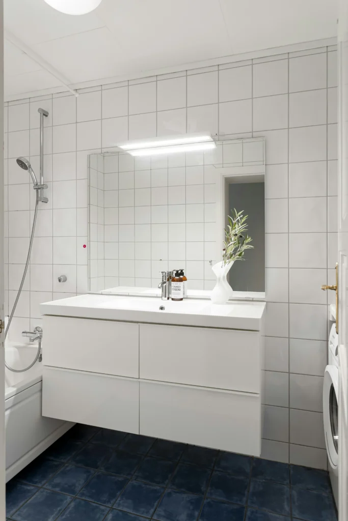Stylish and space-efficient budget bathrooms created by Bathroom Renovations Wellington without compromising on design.