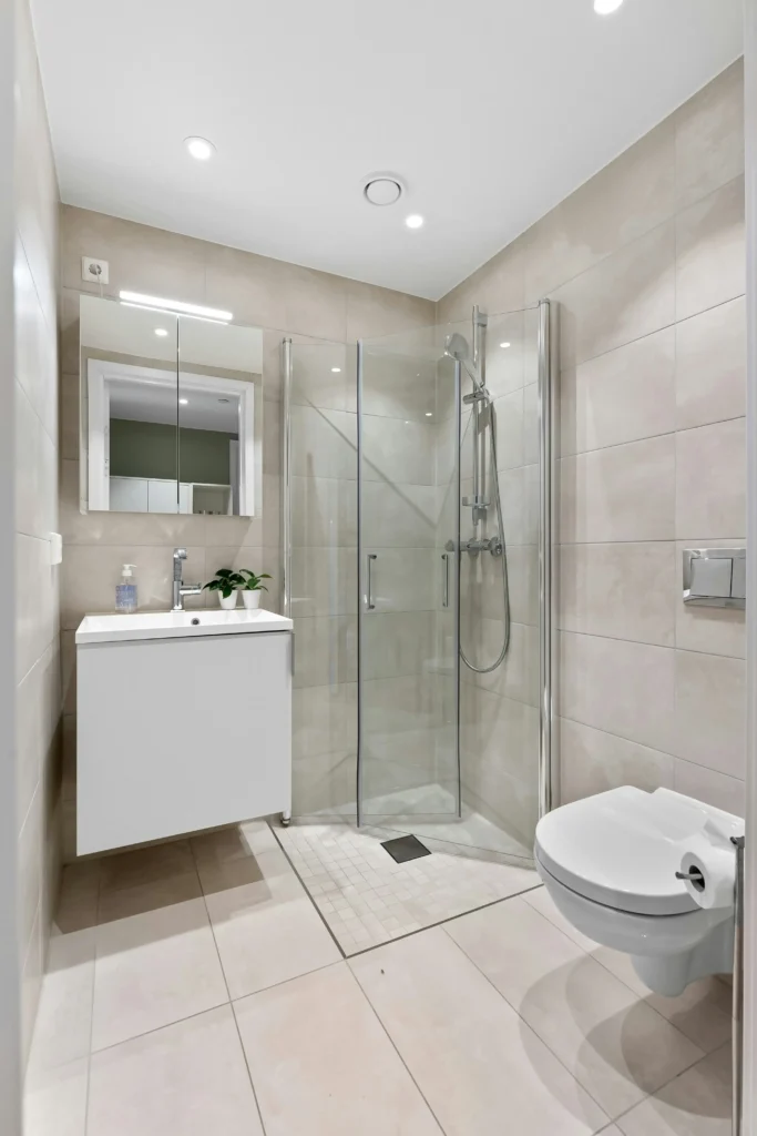 Complete makeover of budget bathrooms by Bathroom Renovations Wellington, showing smart design and affordability.