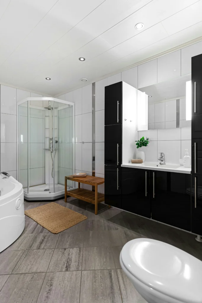 Stylish contemporary bathrooms by Bathroom Renovations Wellington designed to increase home value.