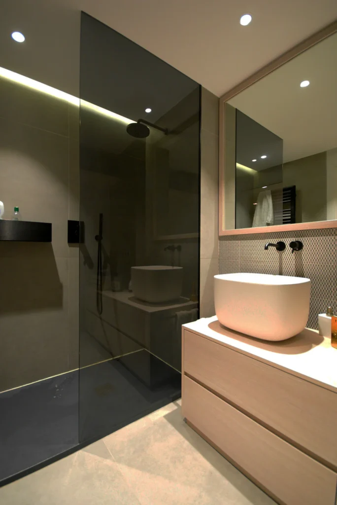 Affordable and elegant contemporary bathrooms by Bathroom Renovations Wellington, balancing style and quality.