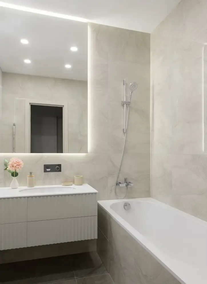 Stylish and functional bathroom designed by Bathroom Renovations Wellington for everyday comfort and smart use of space.