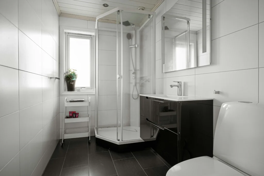 Design plan in progress for small bathroom renovations by Bathroom Renovations Wellington, ensuring every detail counts.