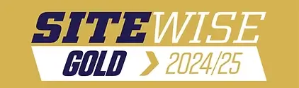 SiteWise Gold status awarded to Bathroom Renovations Wellington for 2024/25.